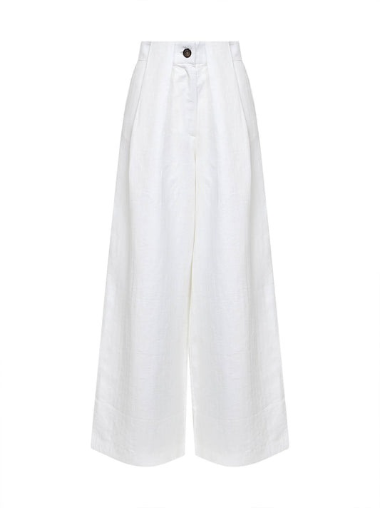 FTDLINENWHITEPANTS-WHITELINENPANTS BATAKOVIC