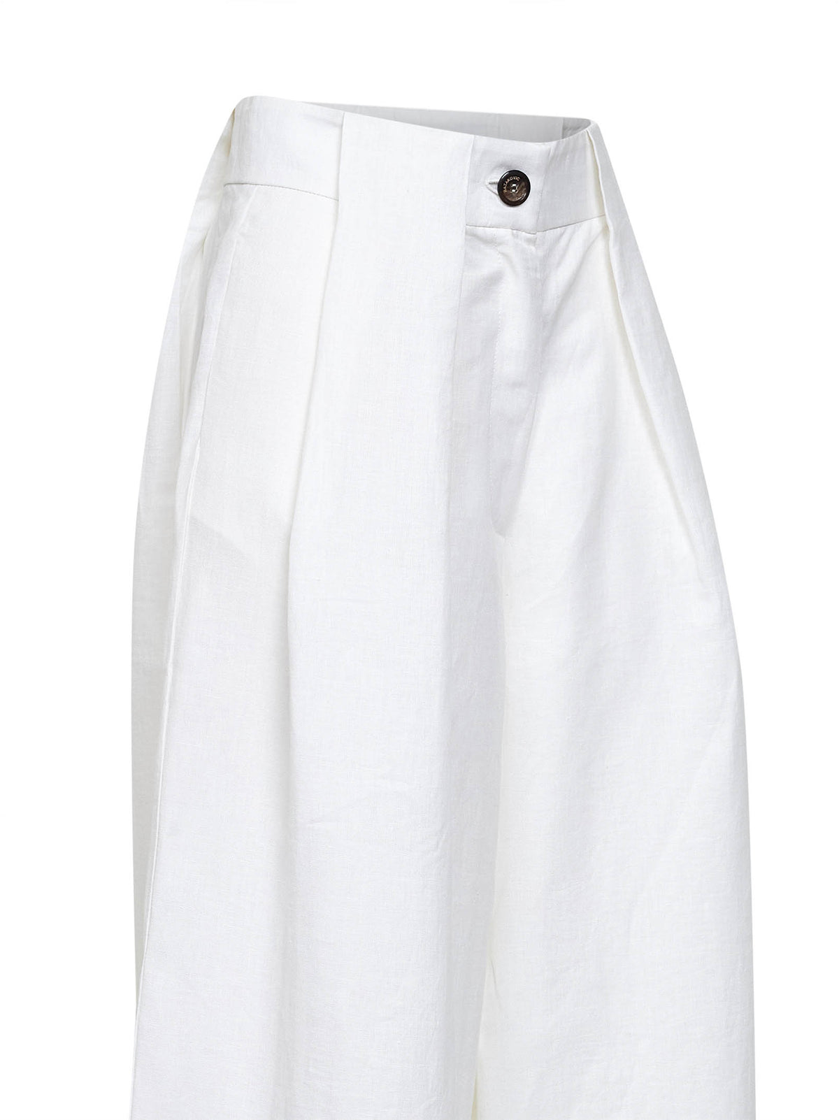 FTDLINENWHITEPANTS-WHITELINENPANTS BATAKOVIC