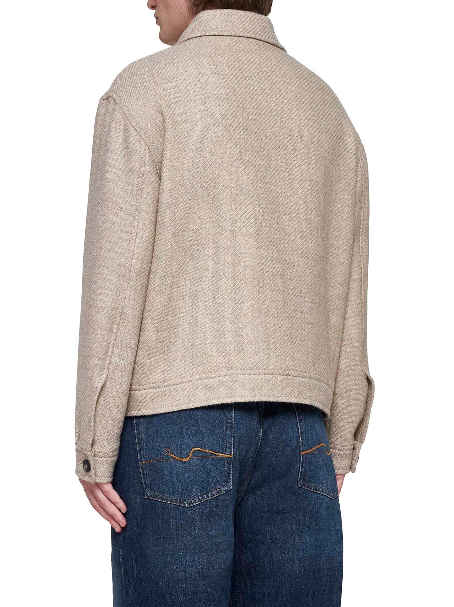 Wool short jacket