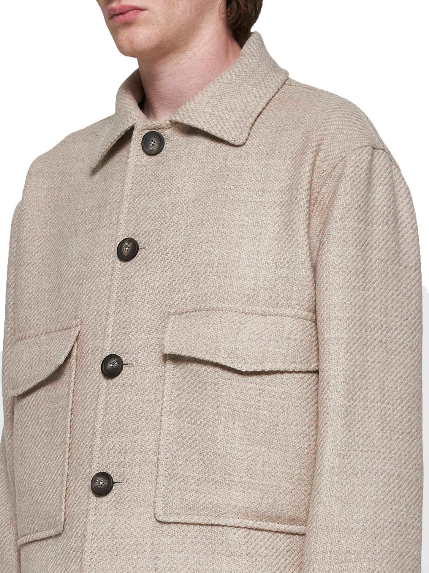 Wool short jacket