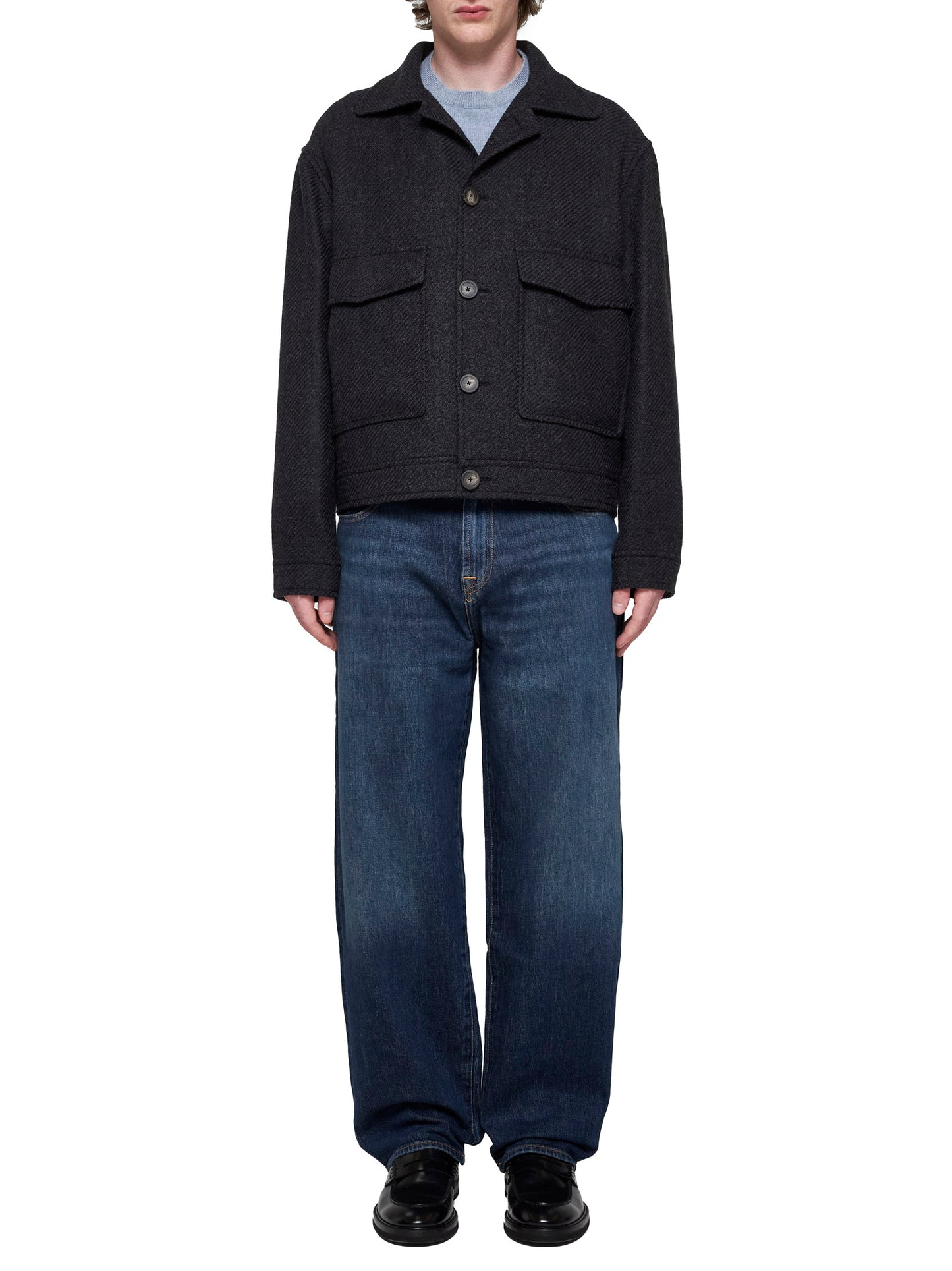 Wool short jacket