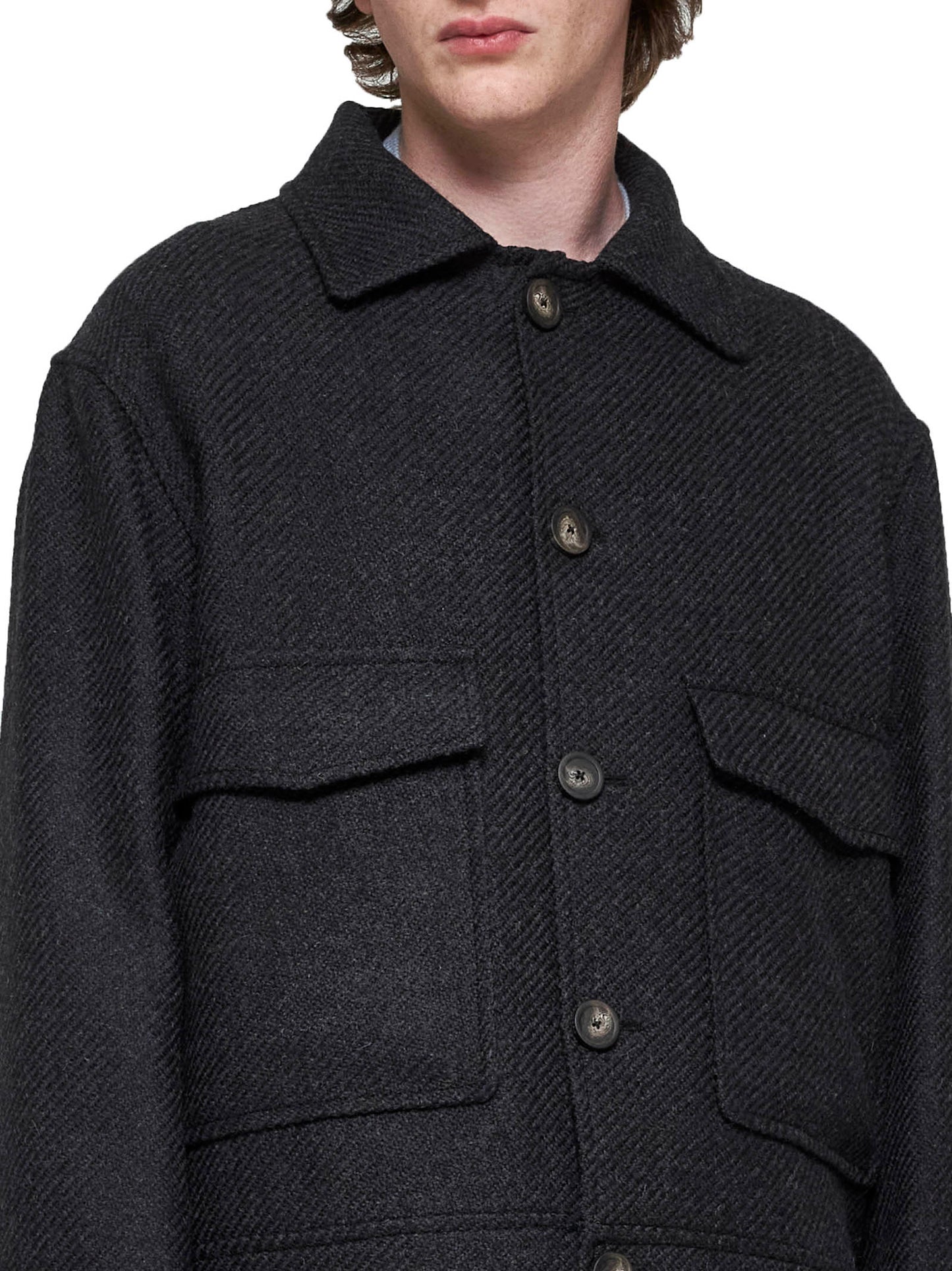 Wool short jacket