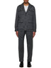 Grey herringbone wool Field Jacket