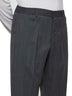 Grey herringbone wool tailored trousers
