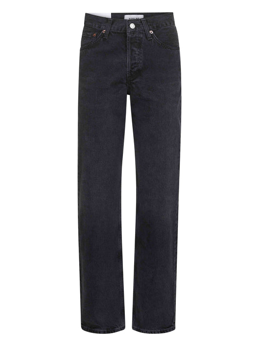 Black denim V-Waist Kelly jeans