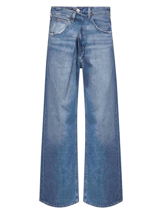 Blue denim Vana Fold jeans