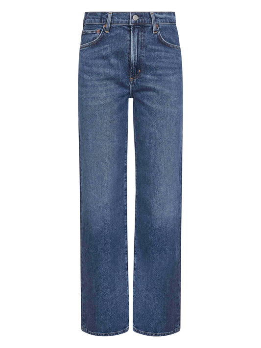 Blue denim Harper Straight jeans