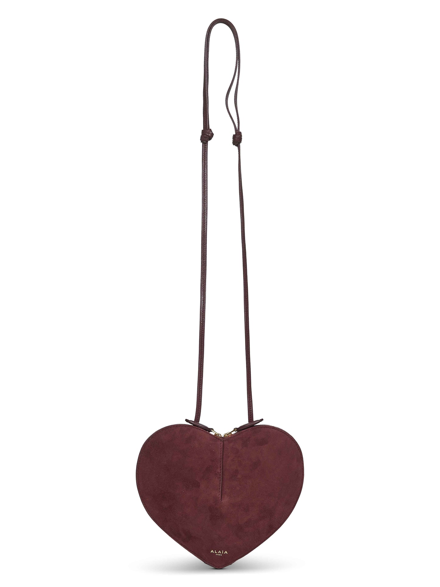 Burgundy Le Cœur crossbody bag