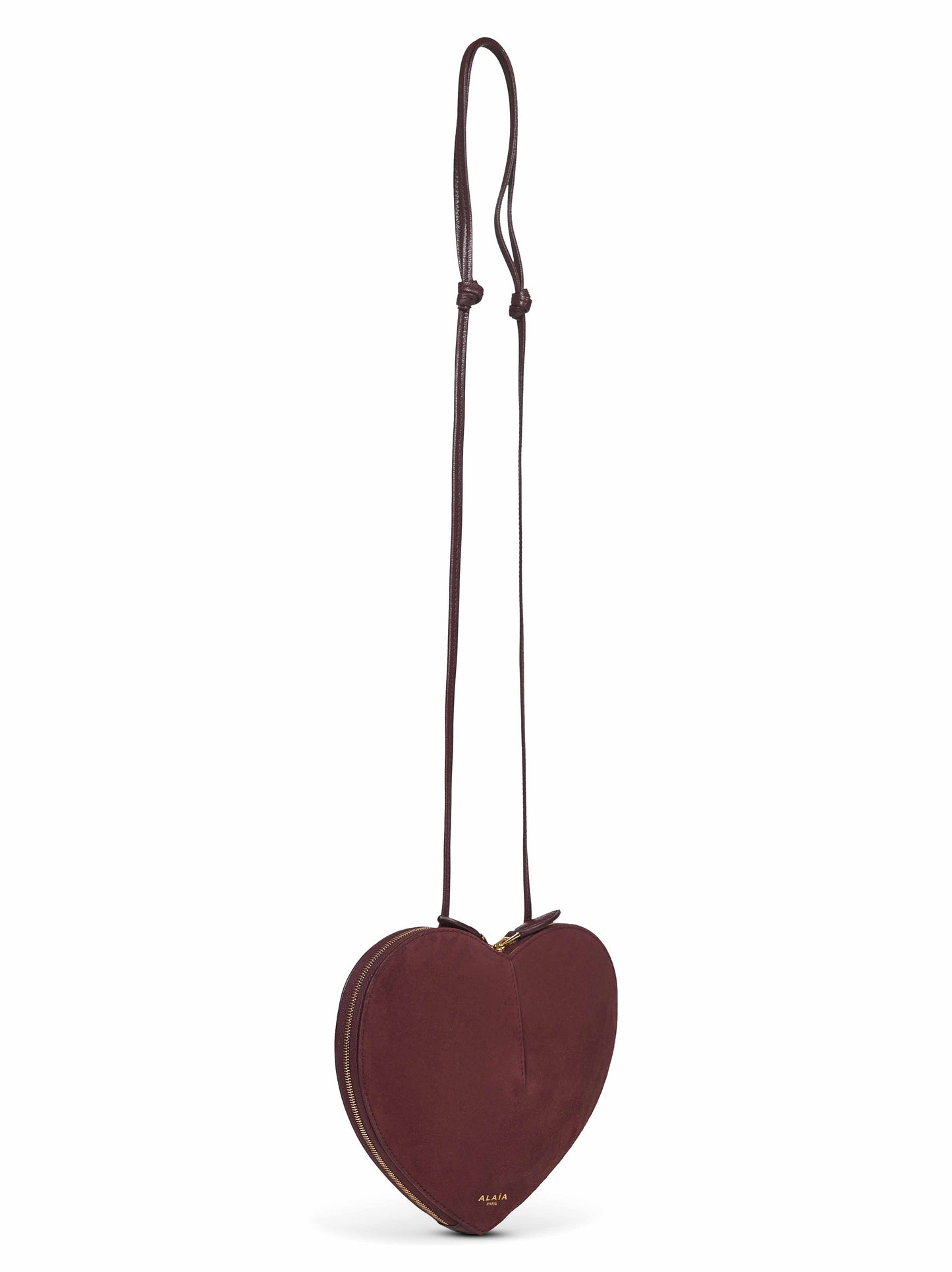 Burgundy Le Cœur crossbody bag