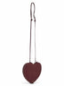 Burgundy Le Cœur crossbody bag