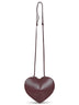 Burgundy Le Cœur crossbody bag