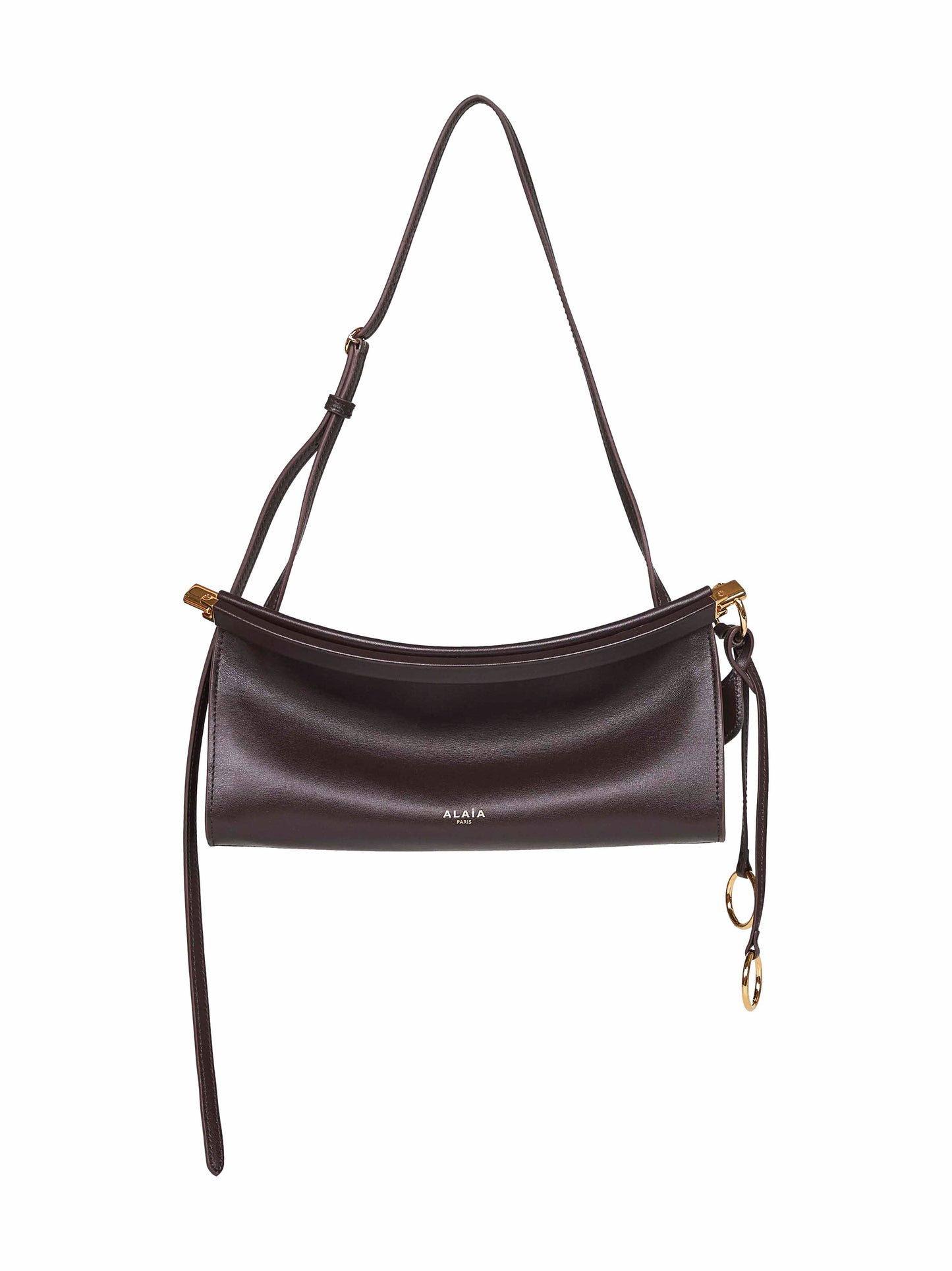 Marron fonce Le Click East West small bag