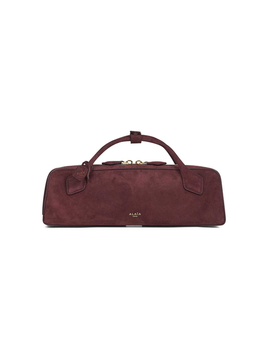Alaìa Burgundy Le Teckel clutch bag