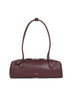 Burgundy Le Teckel medium shoulder bag