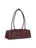 Burgundy Le Teckel medium shoulder bag