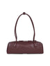 Burgundy Le Teckel medium shoulder bag