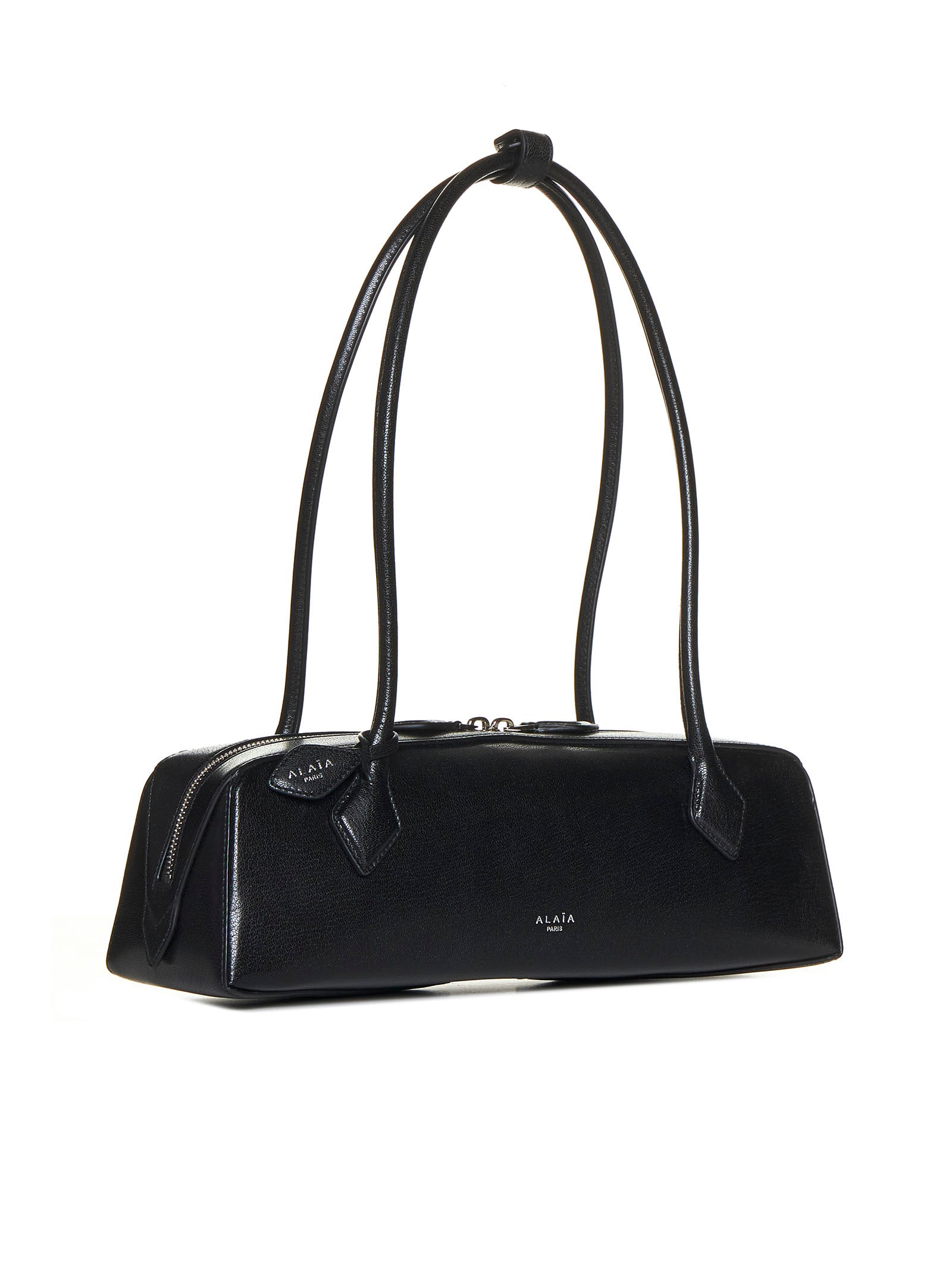 ショルダーバッグ・ポシェット ALAIA \"Le Teckel Medium\" shoulder bag (AA1S06033CA212 999) ALAÏA Black Shoulder Bag in Leather | LE TECKEL | ALAÏA US
