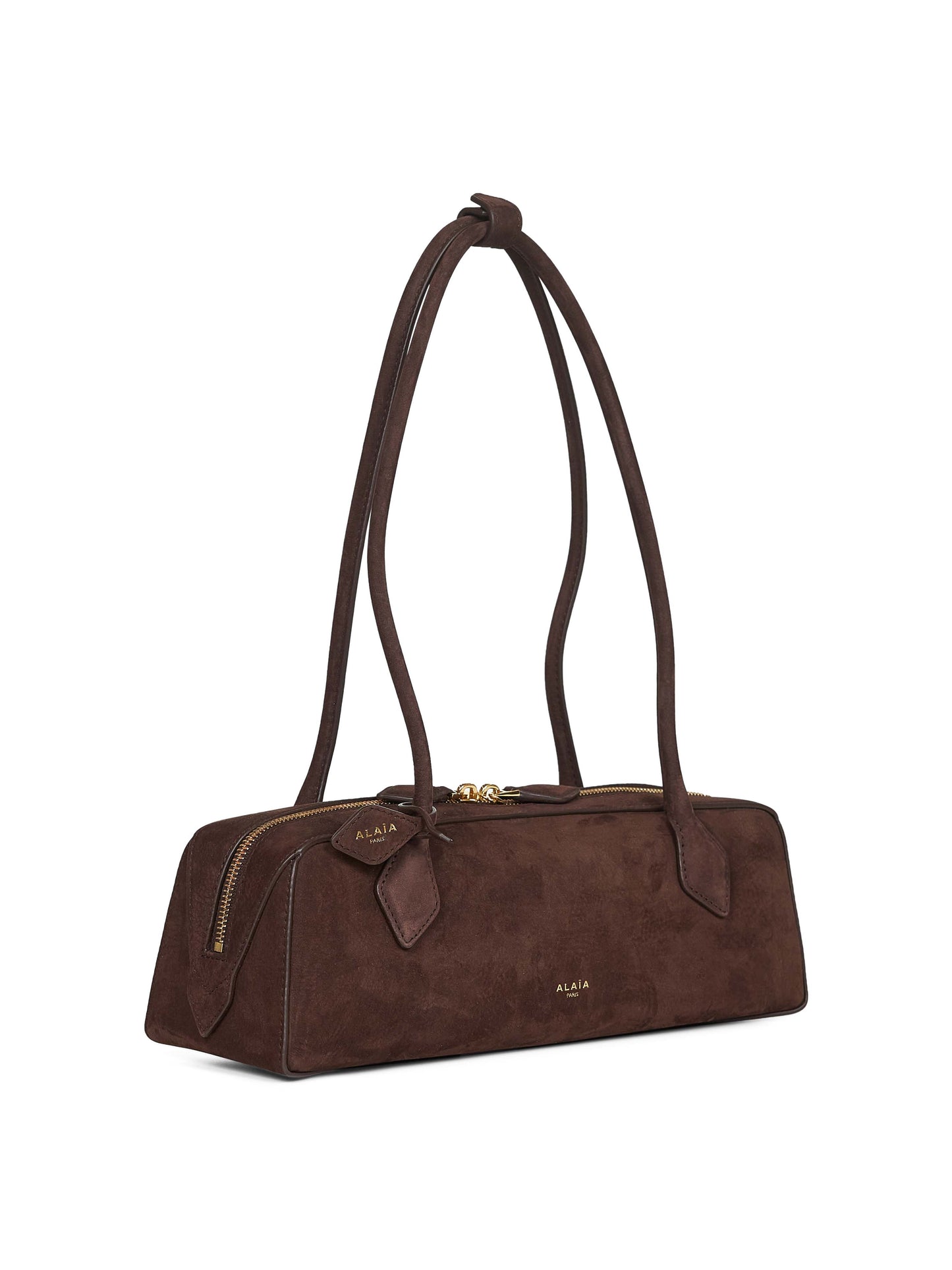 Brown Le Teckel medium shoulder bag