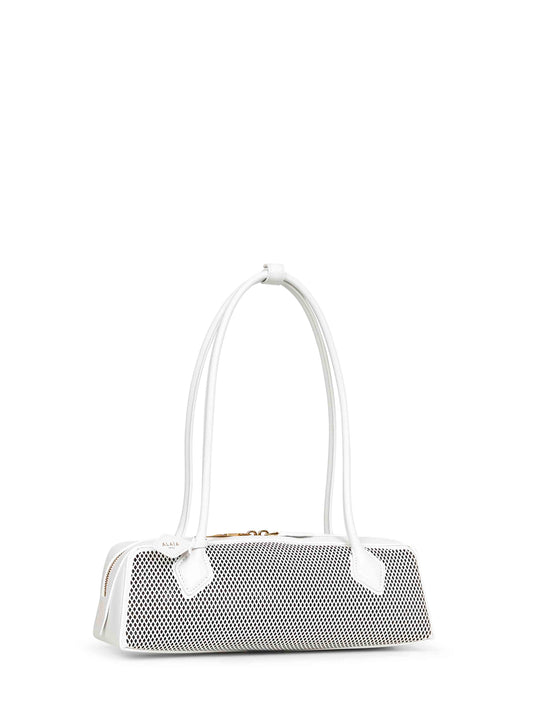 White Le Teckel medium shoulder bag<BR/>
