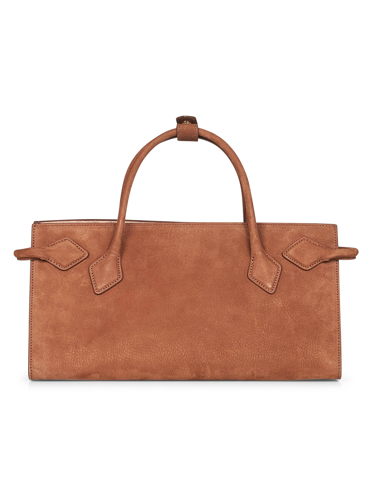 Brown Le Teckel East West tote bag