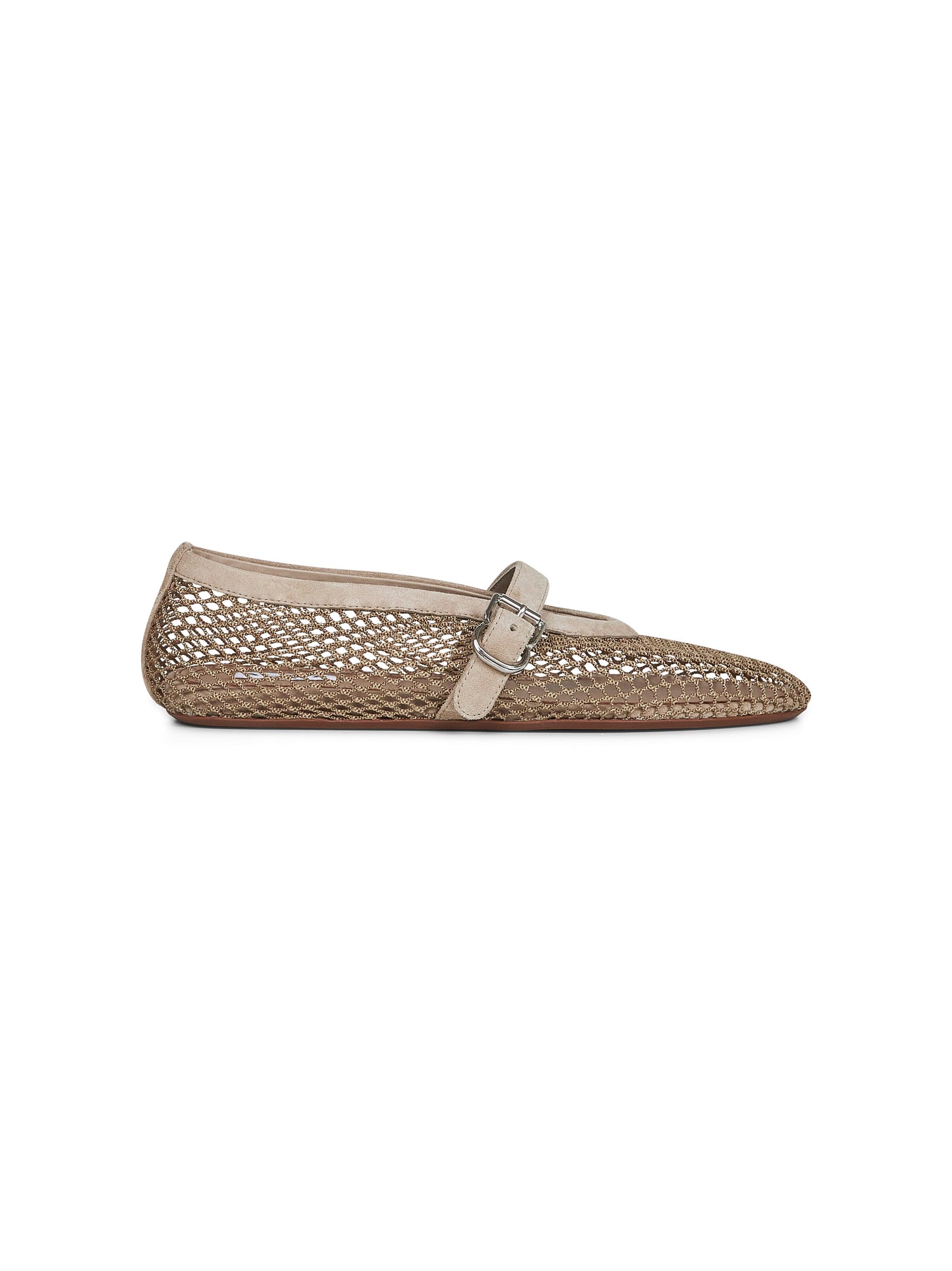 Grege fishnet ballet flats