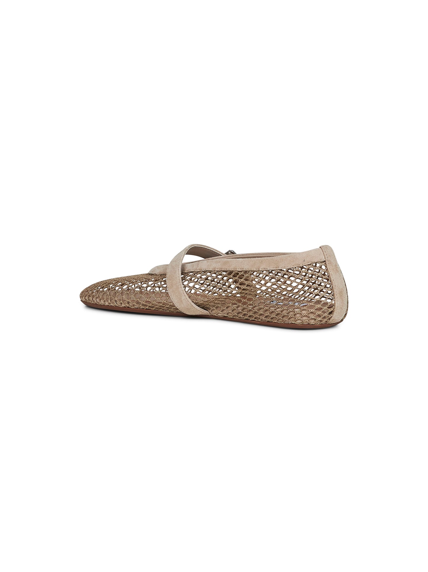 Grege fishnet ballet flats