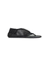 Black fishnet fabric thing sandals