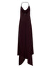 Burgundy jersey long cross dress