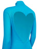 Turquoise fluid jersey hear midi dress