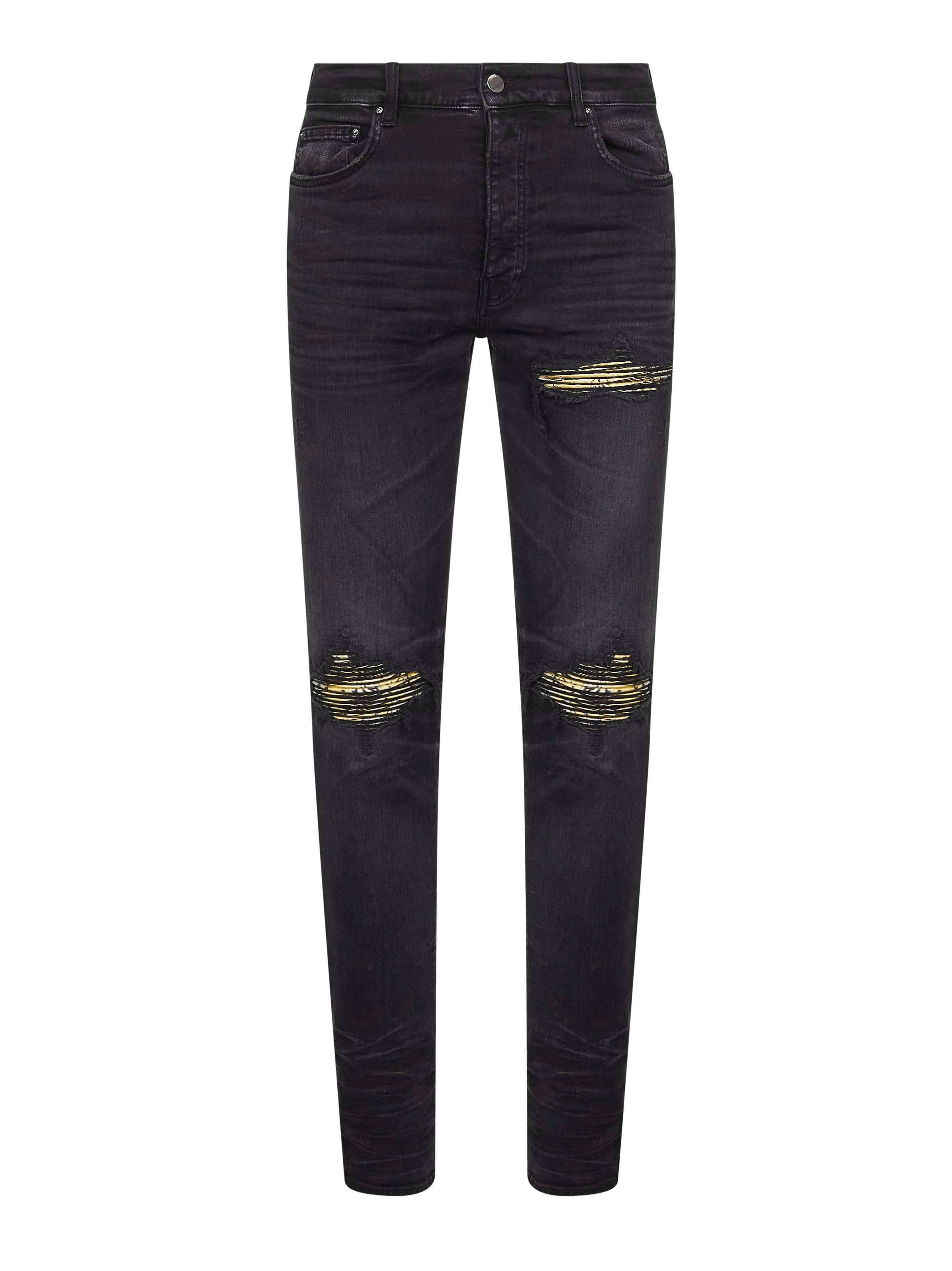 Black stretch denim MX1 International jeans – Daniello.com