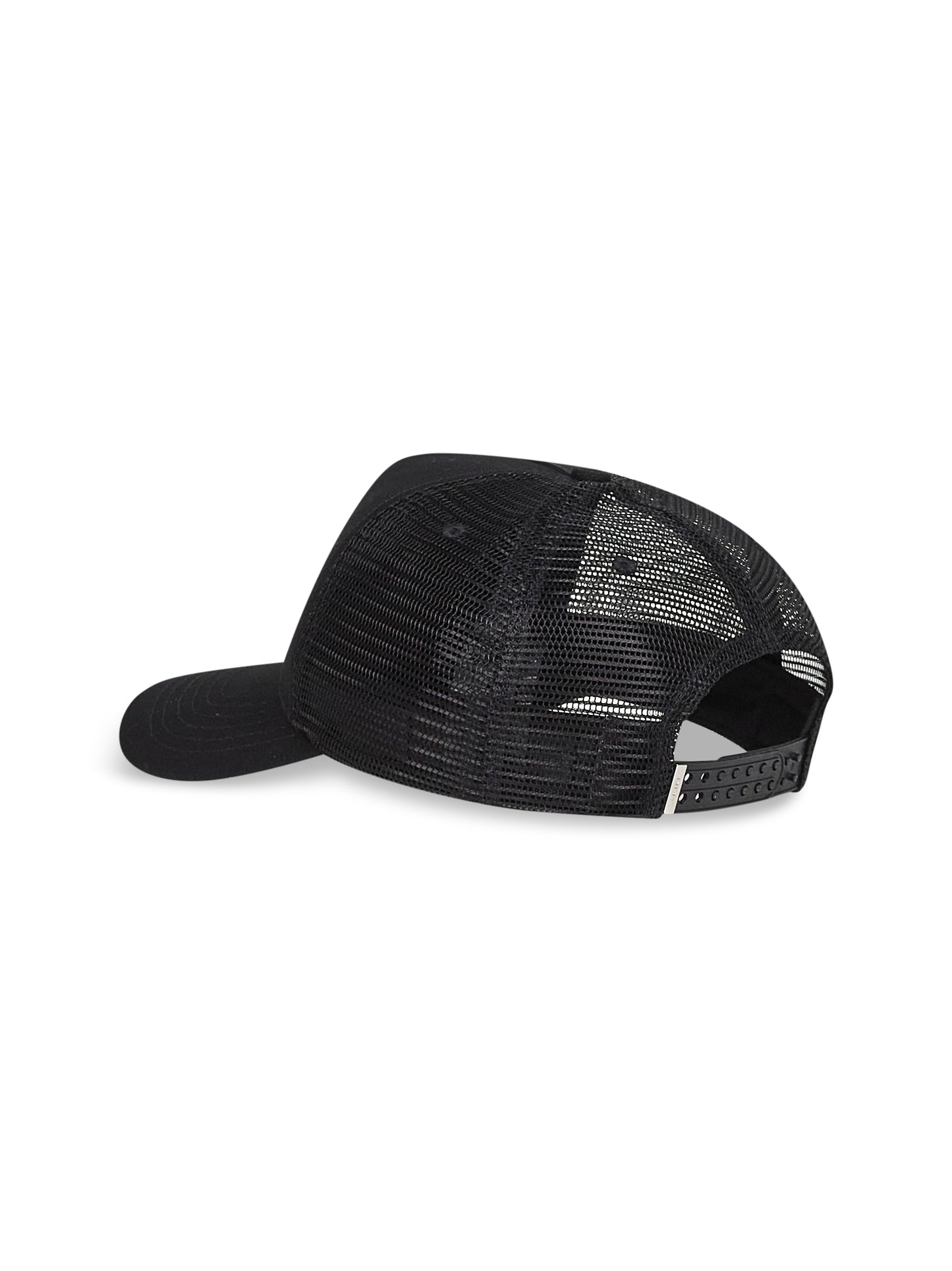 Black AMIRI Core Logo trucker hat