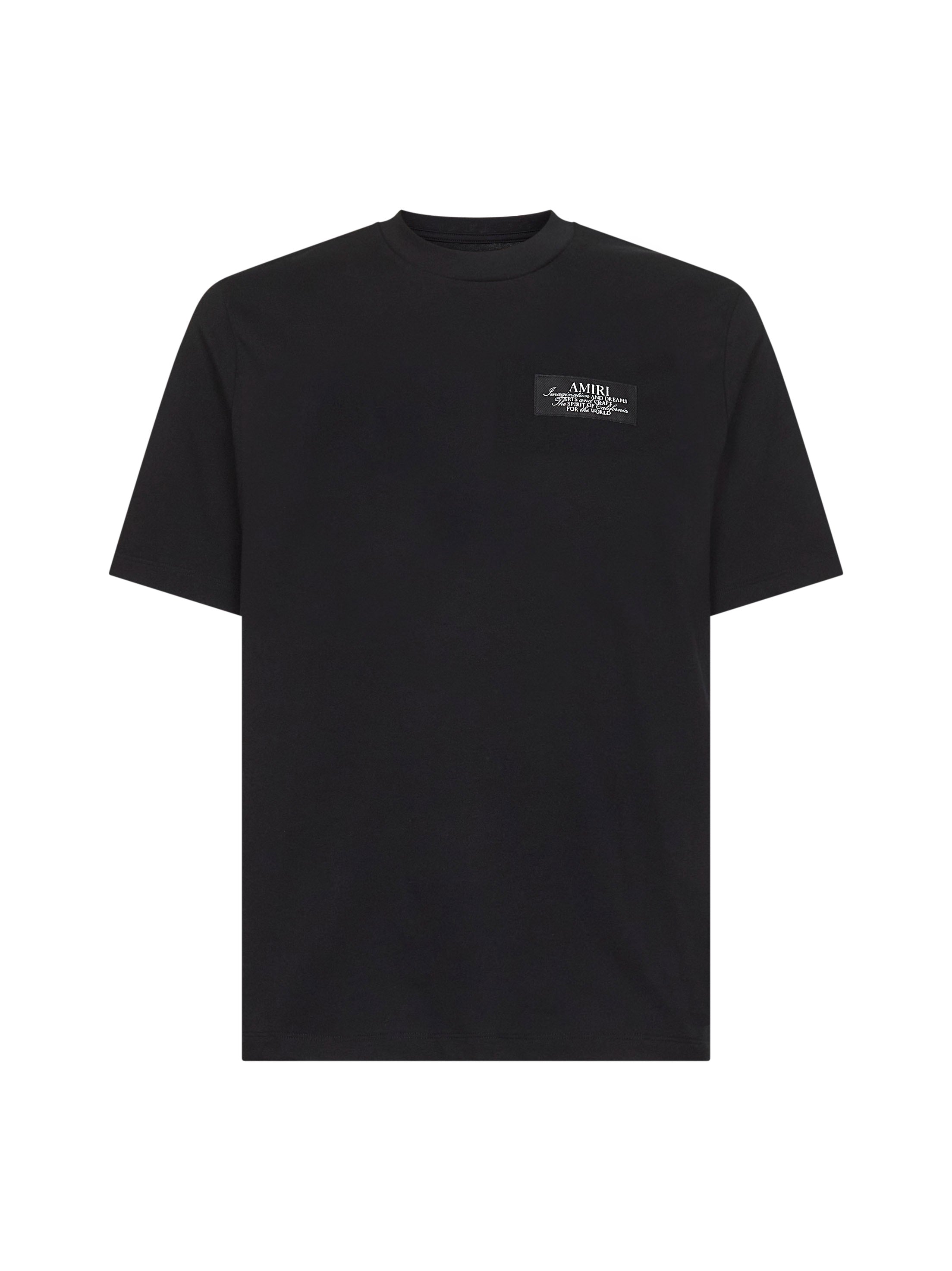 Black jersey AMIRI Spirit T-shirt – Daniello.com
