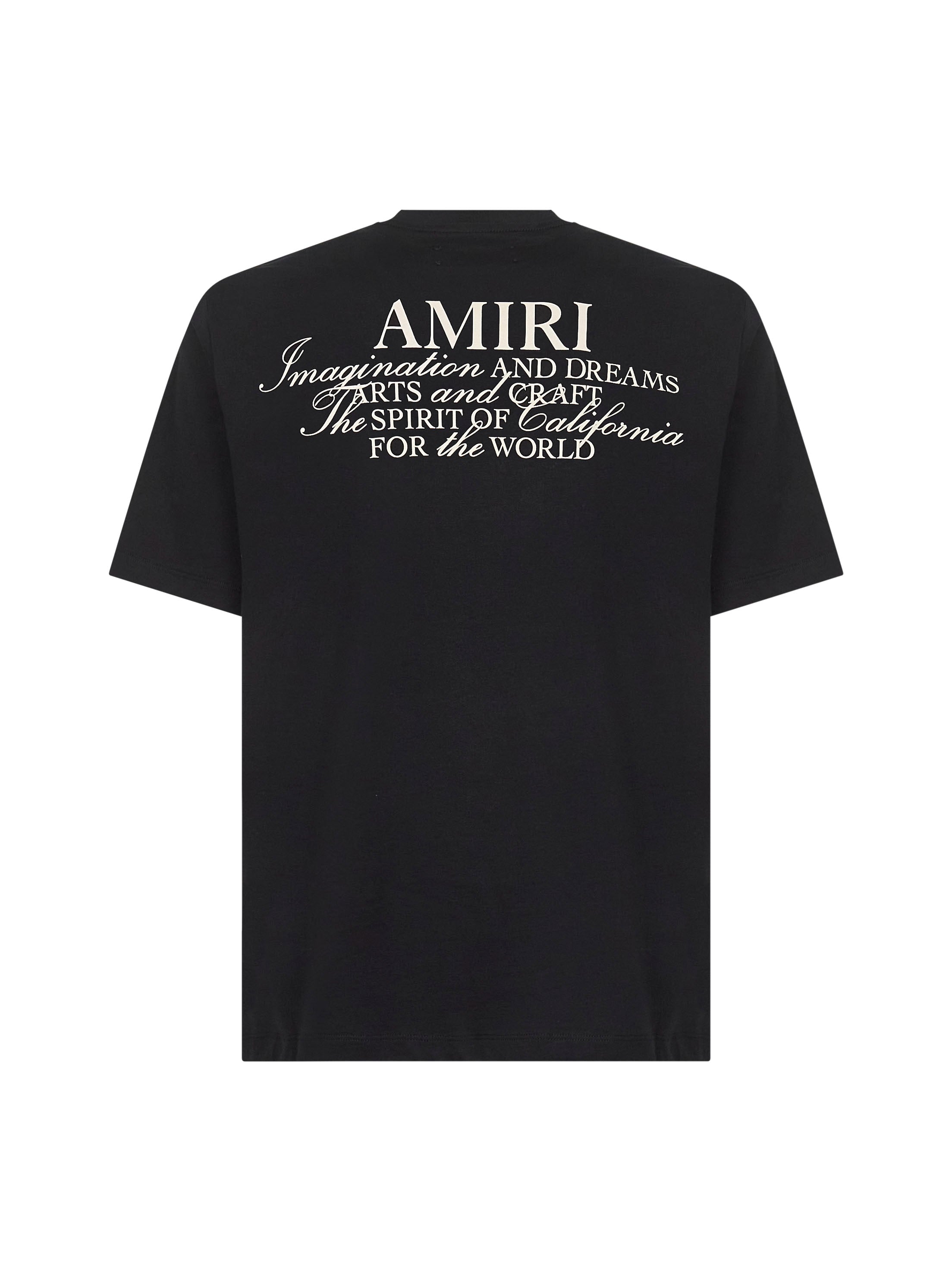 Black jersey AMIRI Spirit T-shirt – Daniello.com