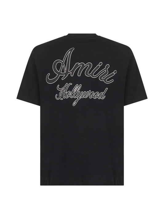 Black jersey AMIRI Hollywood T-shirt