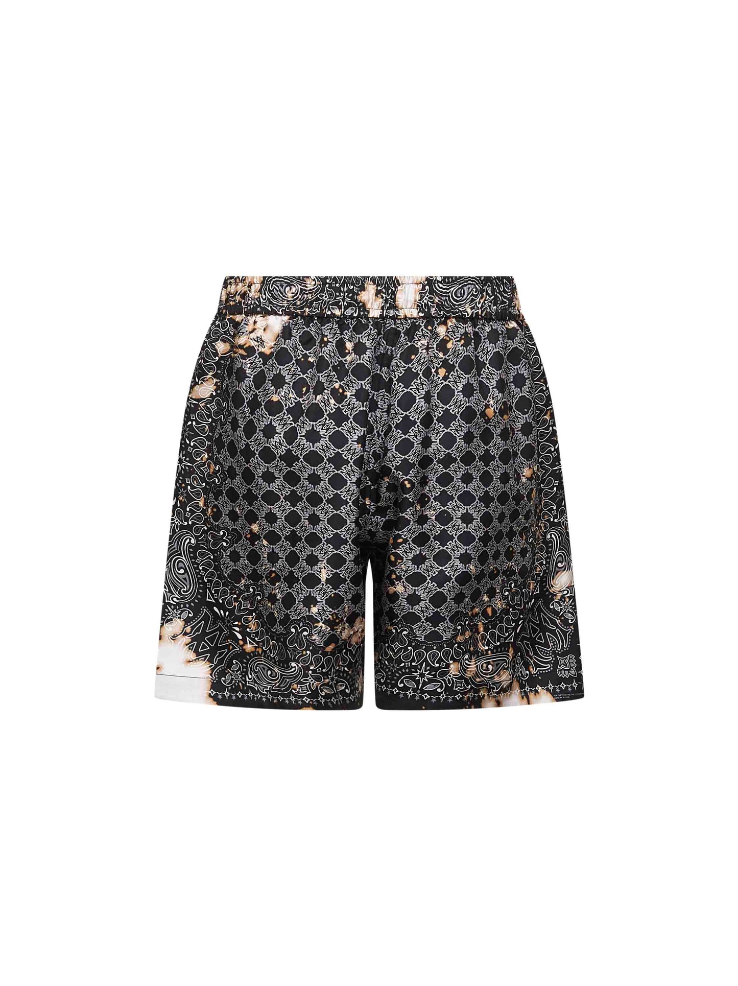 Shorts MA Quad Bleach Bandana neri