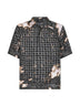 Camicia bowling MA Quad Bleach Bandana nera