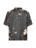 Camicia bowling MA Quad Bleach Bandana nera