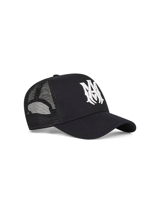 Black MA Logo trucker hat