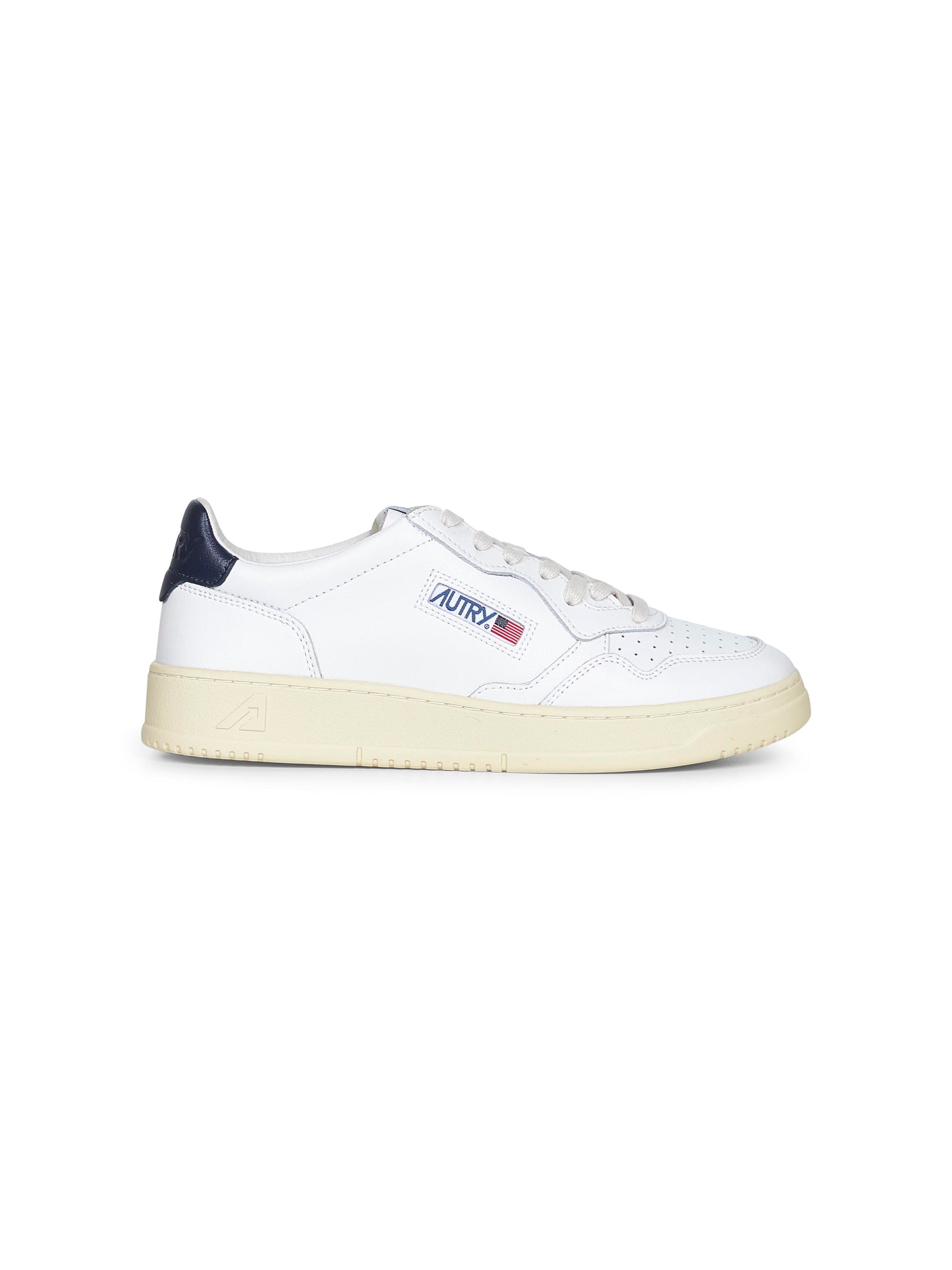 White leather Medalist Low sneakers