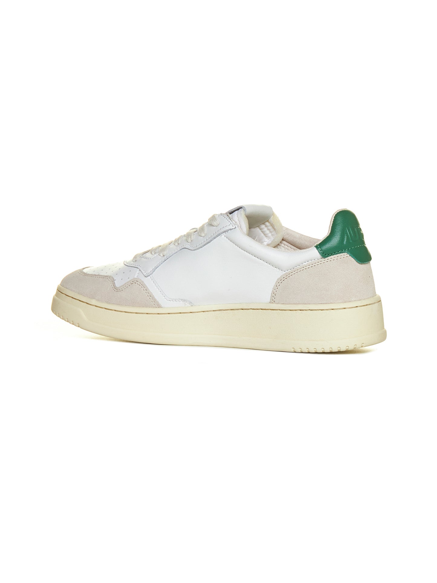 Medalist leather and suede low sneakers