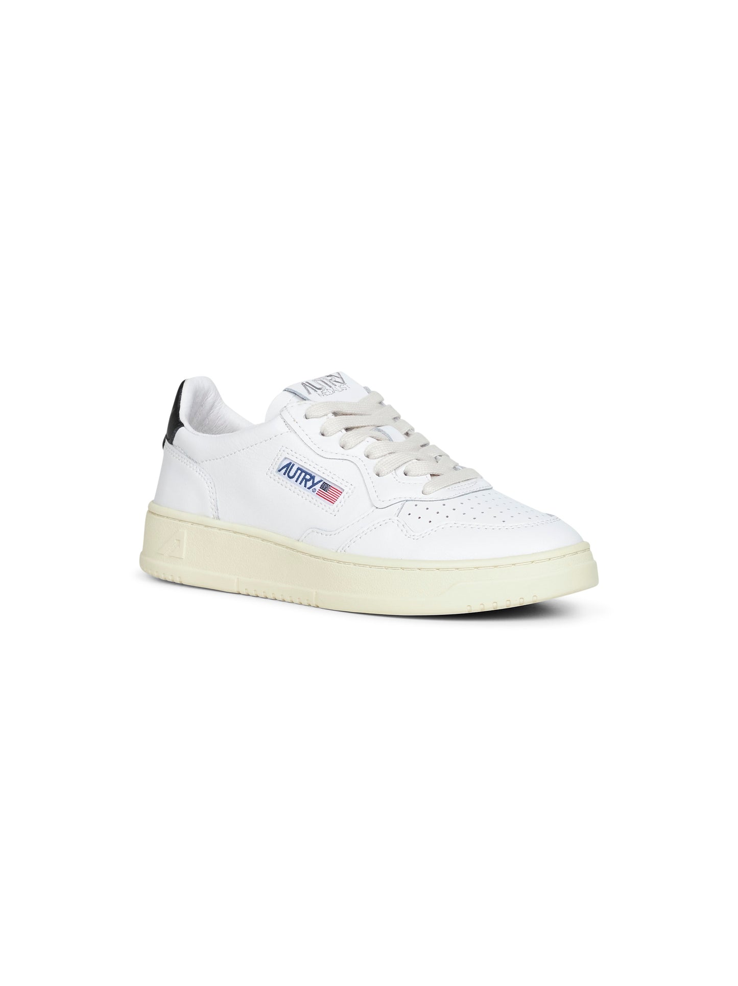 White leather Medalist Low sneakers