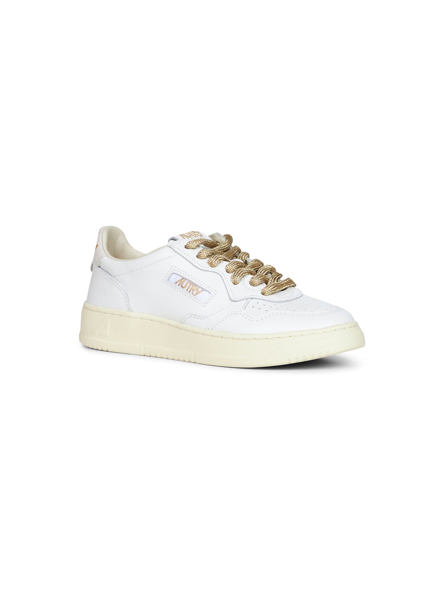 White leather Medalist Low sneakers