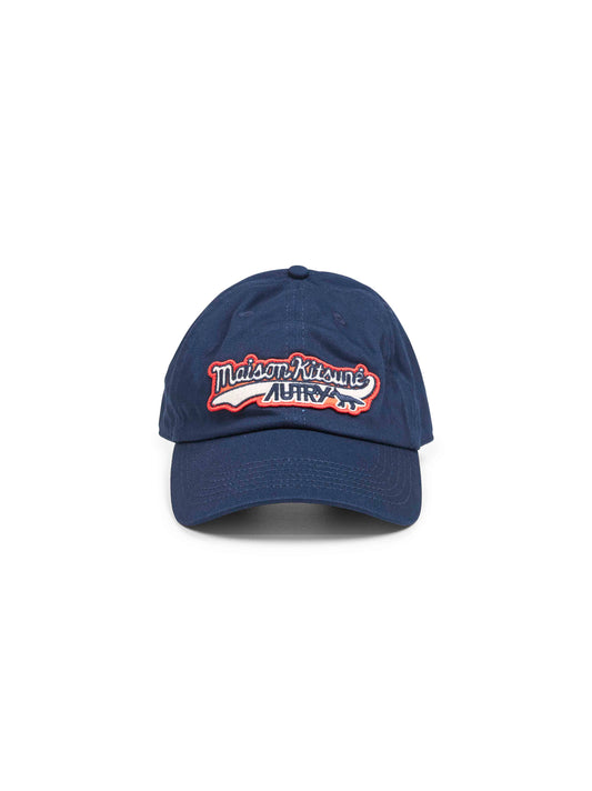 Blue Maison Kitsuné baseball cap