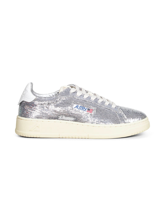 Silver sequin Dallas Low sneakers