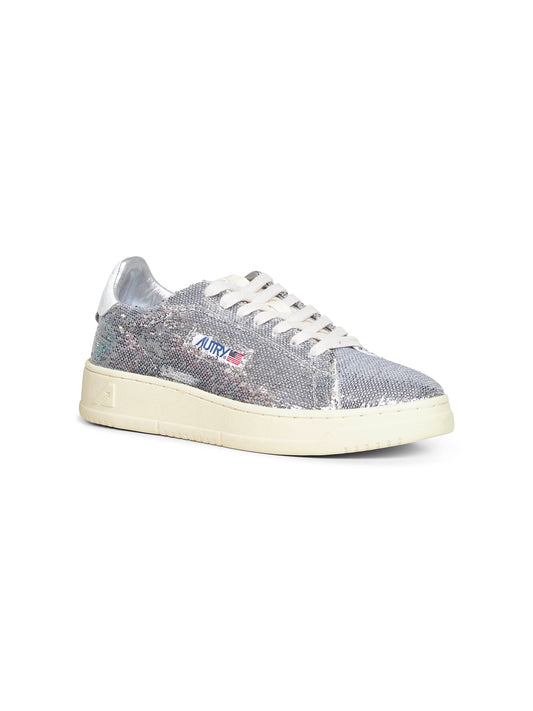 Silver sequin Dallas Low sneakers