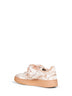 Beige velvet Medalist Low sneakers