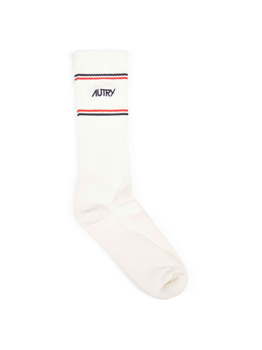 White Maison Kitsuné socks