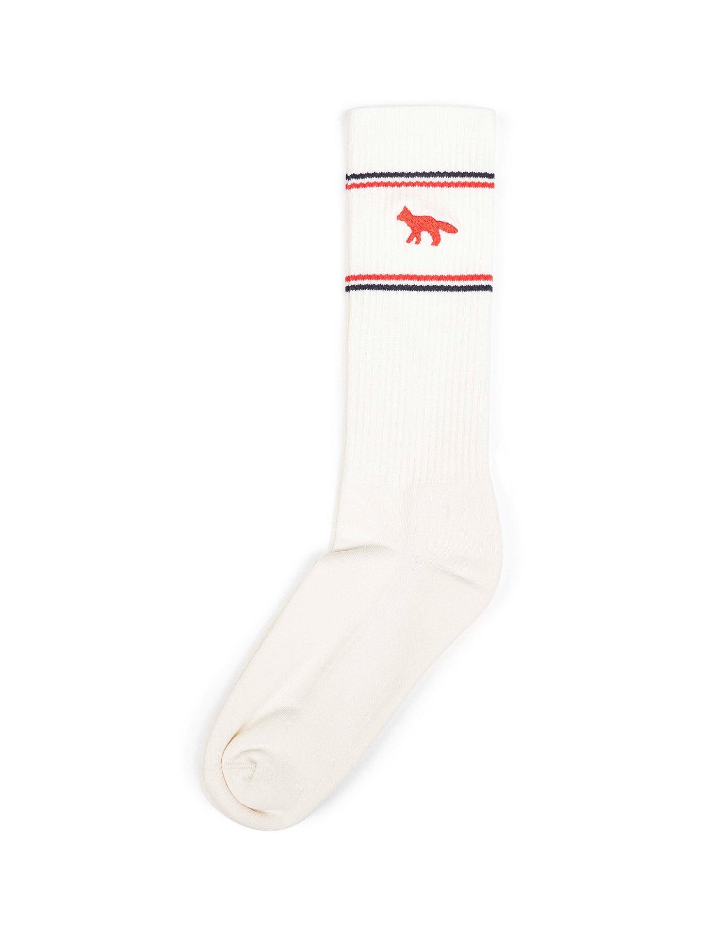 White Maison Kitsuné socks