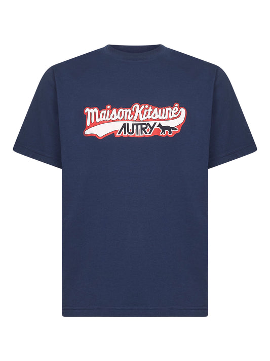 Blue cotton Maison Kitsuné T-shirt