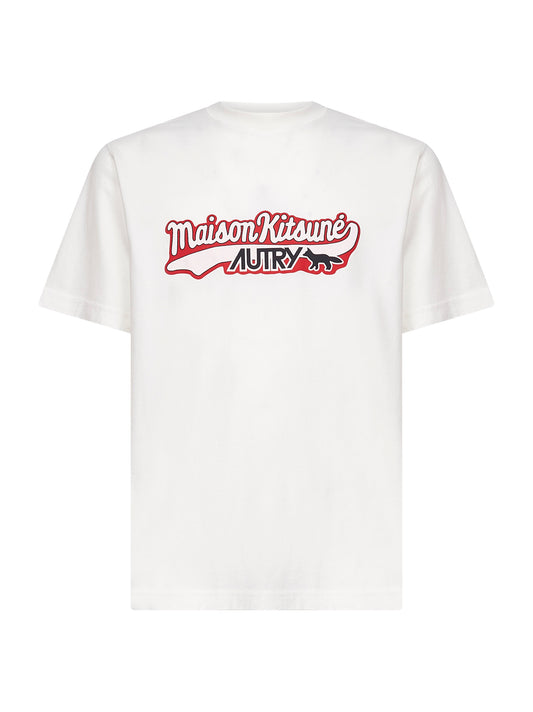 White cotton Maison Kitsuné T-shirt